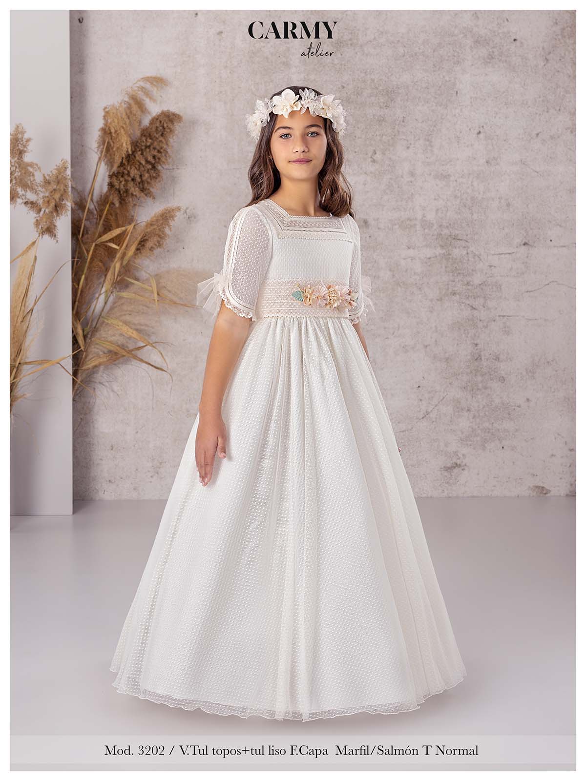 Fantasy Dress Mod. 3202 - Carmy Atelier | Vestidos de comunión ...